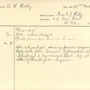 Soldier packet page
