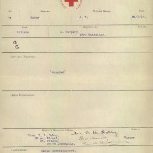 Soldier packet page