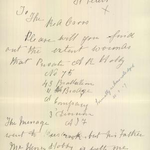 Soldier packet page