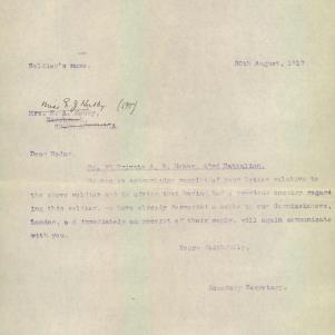 Soldier packet page