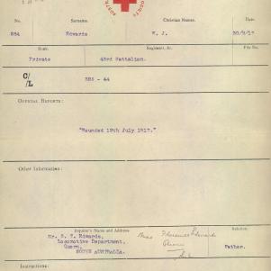 Soldier packet page