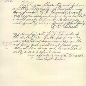 Soldier packet page