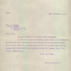 Soldier packet page