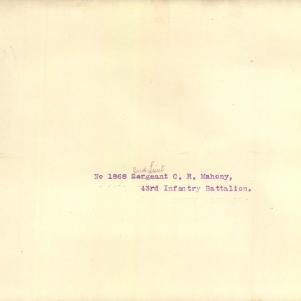 Soldier packet page