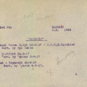 Soldier packet page