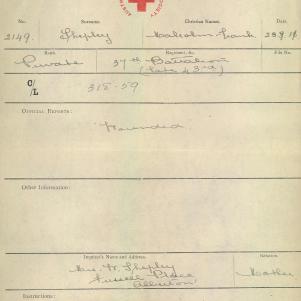 Soldier packet page