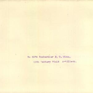 Soldier packet page