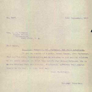 Soldier packet page