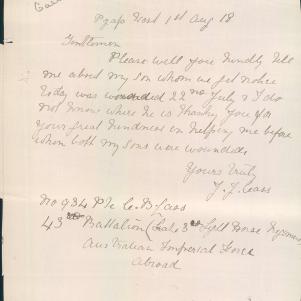 Soldier packet page