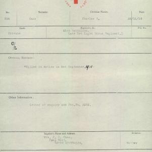 Soldier packet page