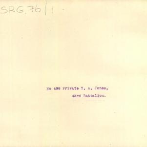 Soldier packet page