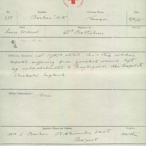 Soldier packet page