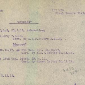 Soldier packet page