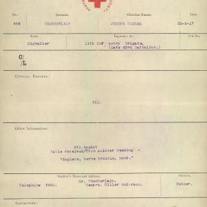Soldier packet page