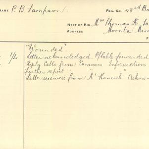 Soldier packet page
