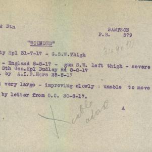 Soldier packet page