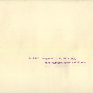 Soldier packet page