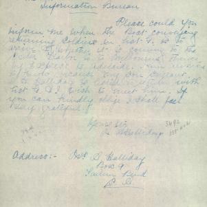 Soldier packet page
