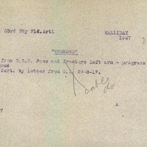 Soldier packet page