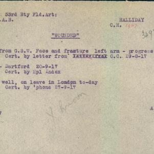 Soldier packet page