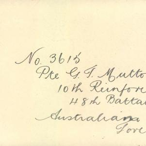 Soldier packet page