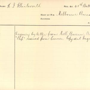 Soldier packet page