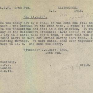 Soldier packet page