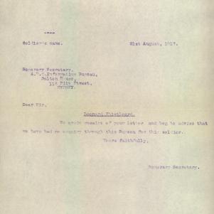 Soldier packet page