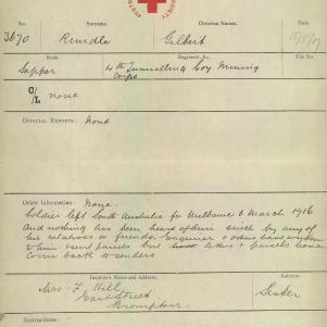 Soldier packet page