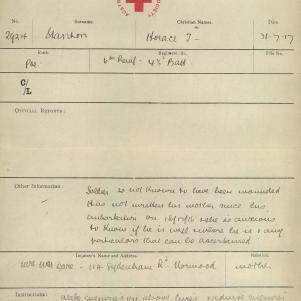 Soldier packet page