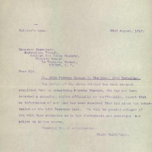 Soldier packet page