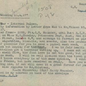 Soldier packet page