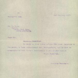 Soldier packet page