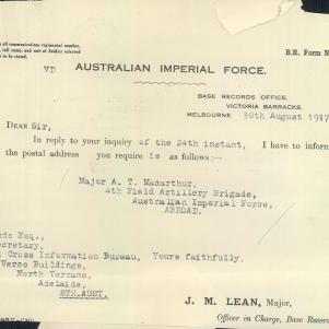 Soldier packet page