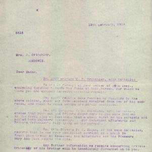 Soldier packet page