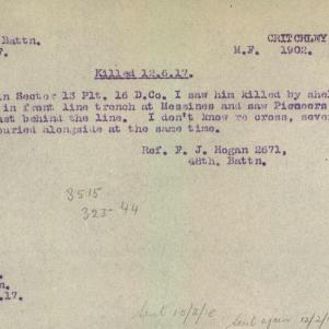 Soldier packet page