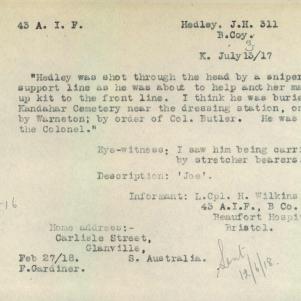 Soldier packet page