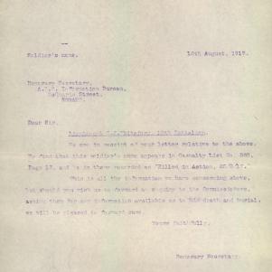 Soldier packet page