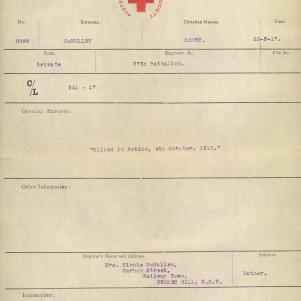 Soldier packet page
