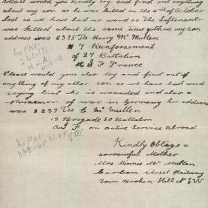 Soldier packet page