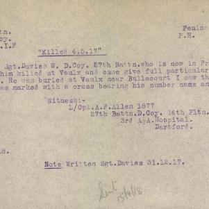 Soldier packet page