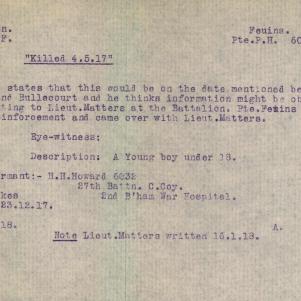 Soldier packet page