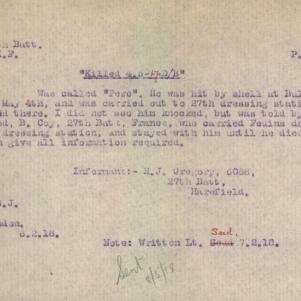 Soldier packet page