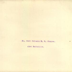 Soldier packet page