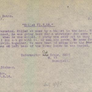 Soldier packet page
