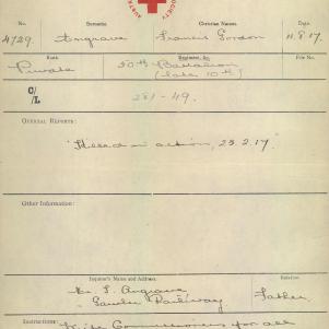 Soldier packet page