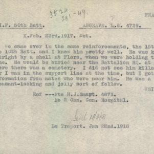 Soldier packet page