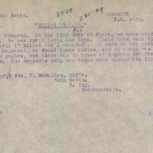 Soldier packet page