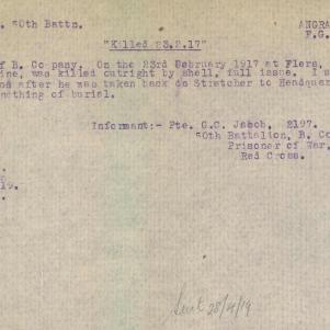 Soldier packet page