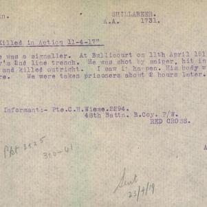 Soldier packet page